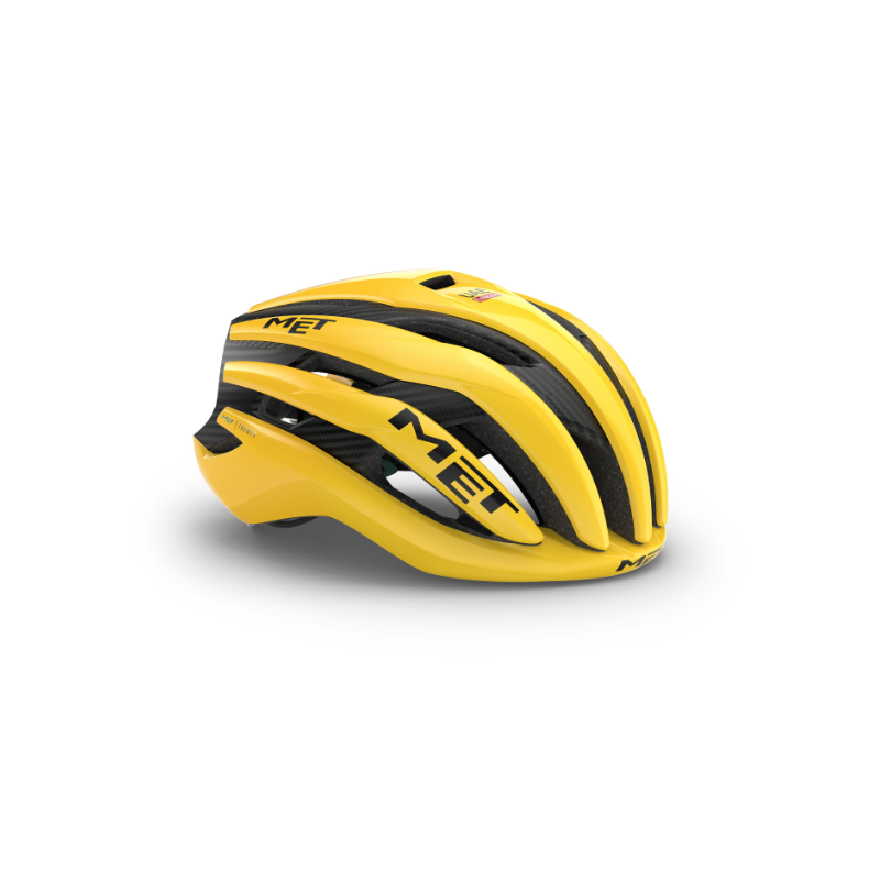 CASCO MET TRENTA 3K CARBON MIPS EDICION LIMITADA MAILLOT AMARILLO