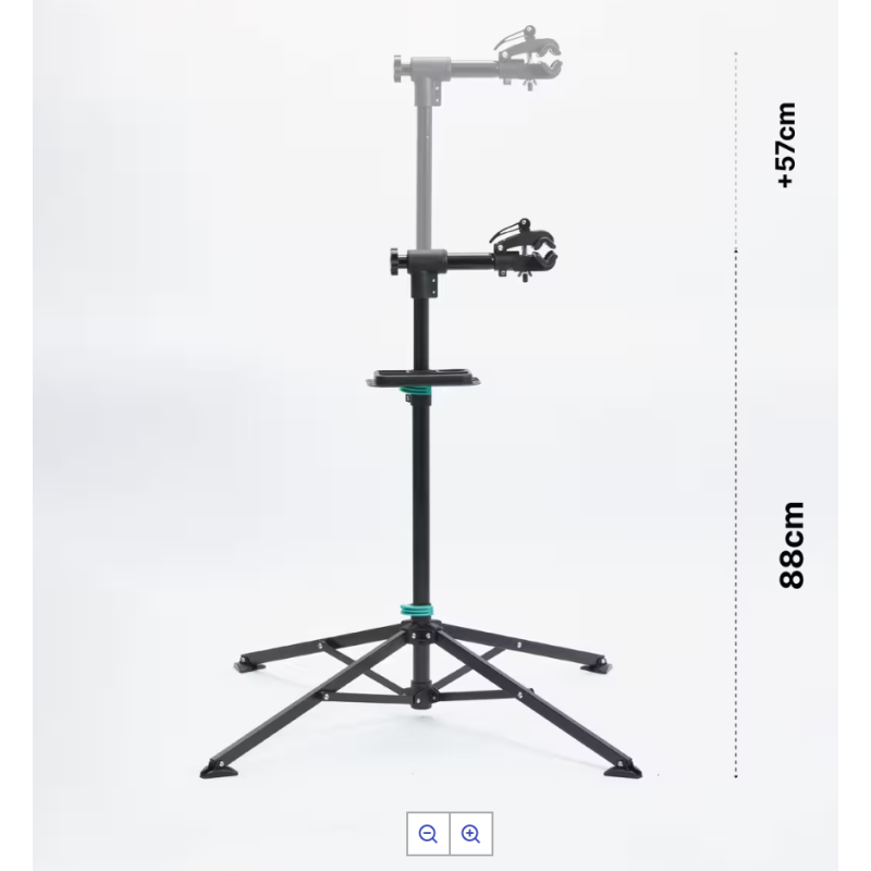 Soporte Taller Bicicleta Negro Plegable